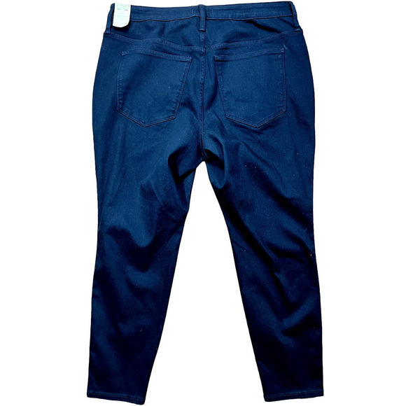 Madewell NWT 10-Inch High-Rise Skinny Stretch Black Jeans Plus Size 20W - Picture 4 of 14